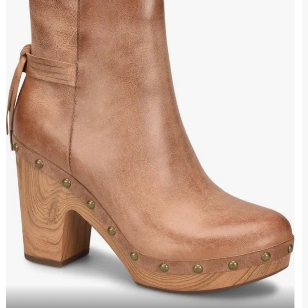 Kork-Ease Dianna Leather Booties 6.5
